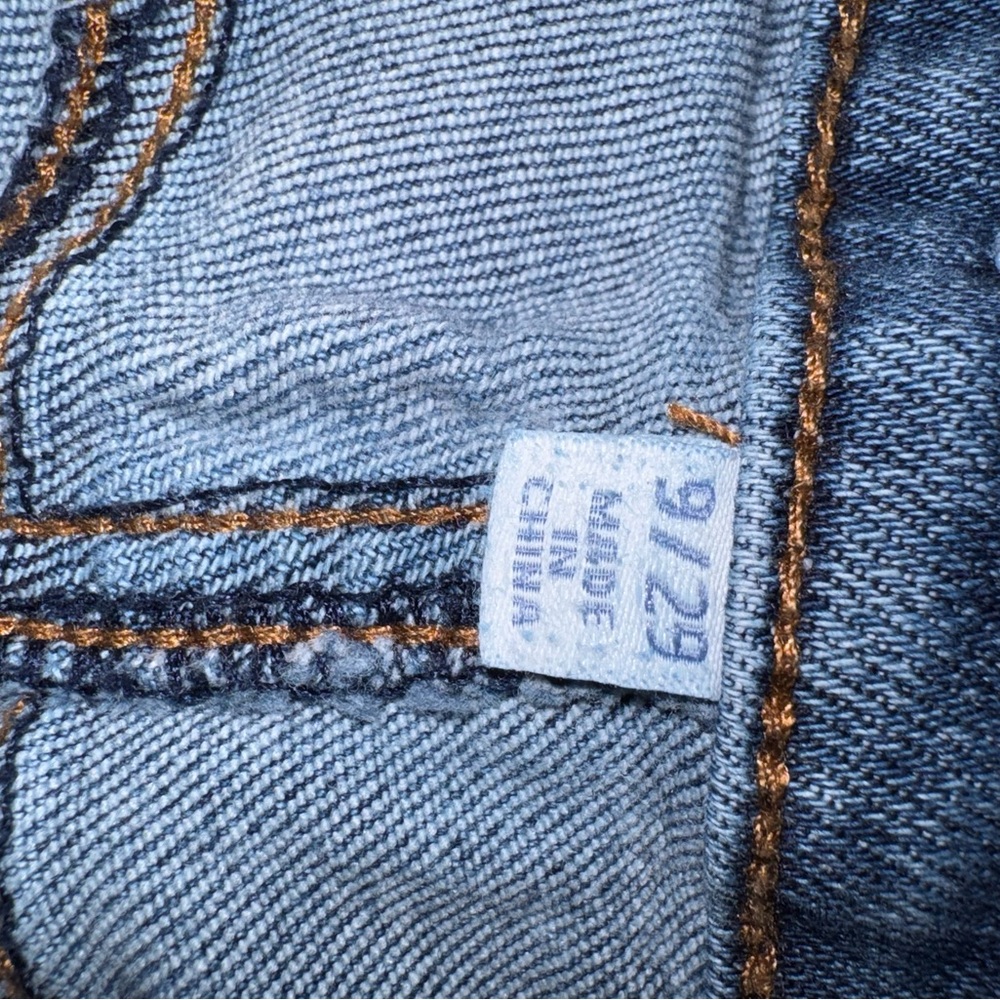 Wax Jean Women's Distressed Blue Boyfriend Jeans - Picture 4 of 5